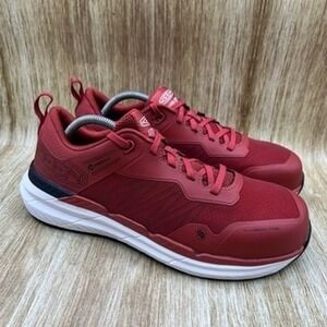 KEEN Utility Speedworks Men's Size 10.5 EE Red Carbon Toe Safety Shoes Sneaker